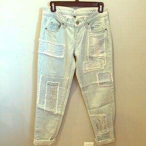 LF Light Blue Distressed Jeans